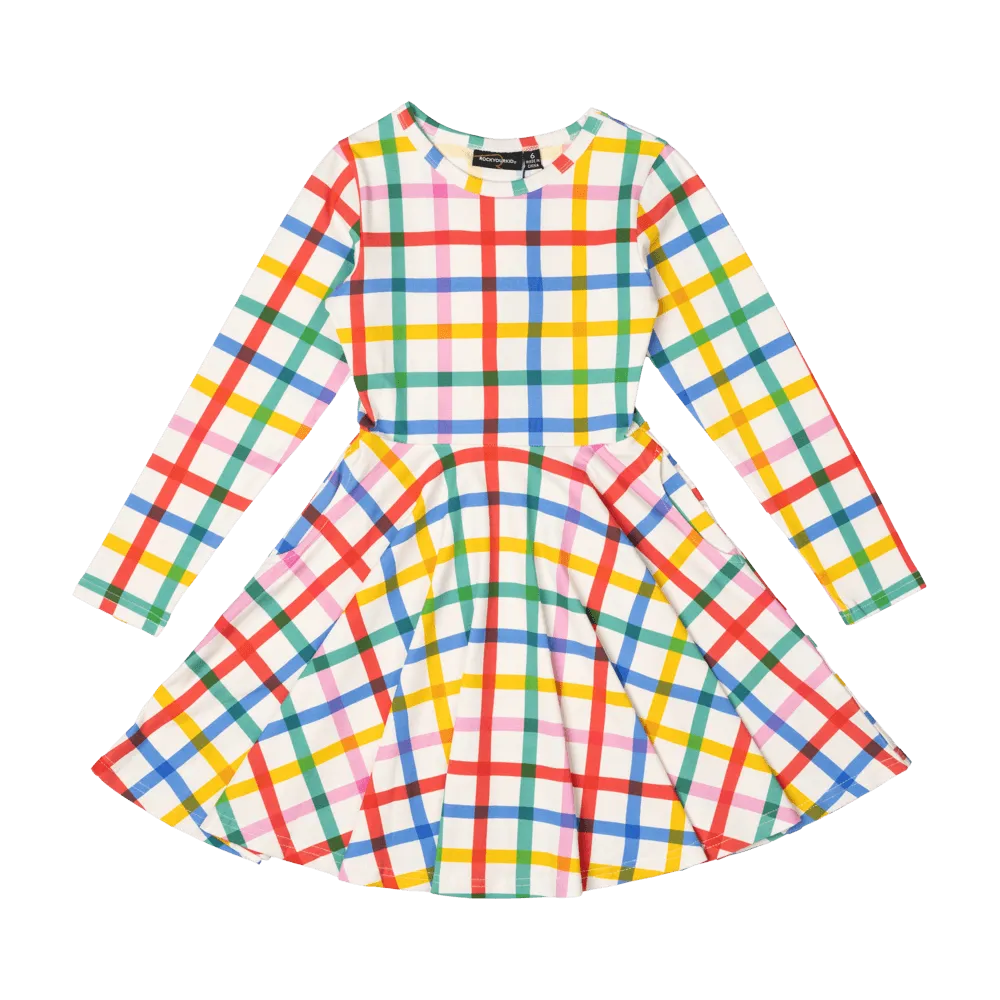 Rock Your Kid Check It Out Waisted Dress
